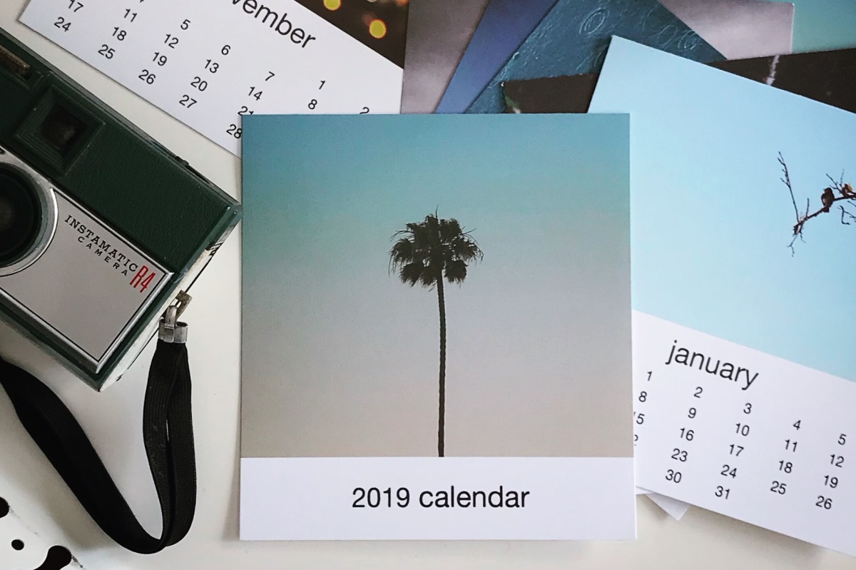 Free Downloadable Photo Calendar Template